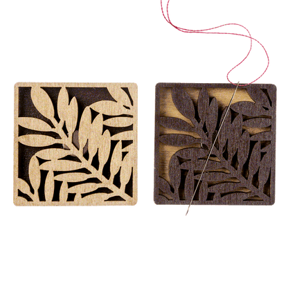 Magnetic Needle Holder - Wooden Needle Minder Wonderland Crafts Needle Minders - HobbyJobby