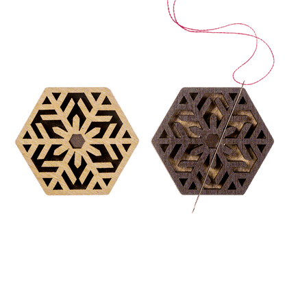 Magnetic Needle Holder - Wooden Needle Minder Wonderland Crafts Needle Minders - HobbyJobby