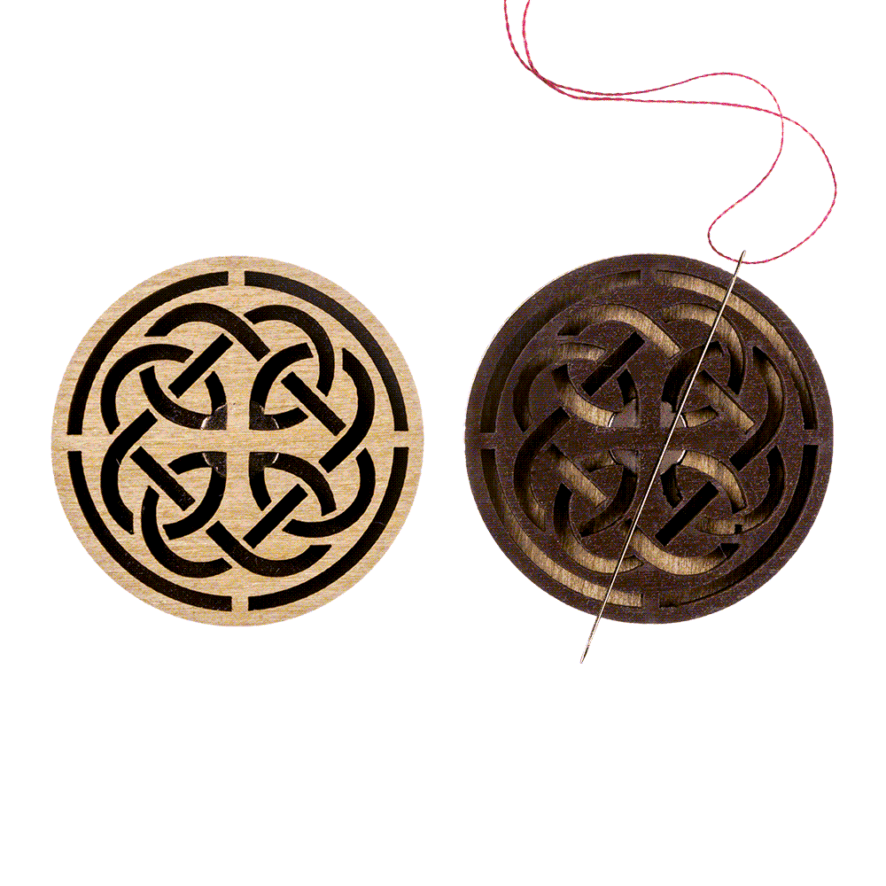 Magnetic Needle Holder - Wooden Needle Minder Wonderland Crafts Needle Minders - HobbyJobby