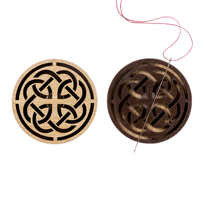 Magnetic Needle Holder - Wooden Needle Minder Wonderland Crafts Needle Minders - HobbyJobby