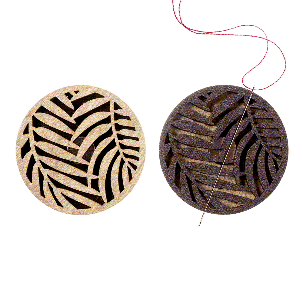 Magnetic Needle Holder - Wooden Needle Minder Wonderland Crafts Needle Minders - HobbyJobby