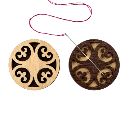Magnetic Needle Holder - Wooden Needle Minder Wonderland Crafts Needle Minders - HobbyJobby
