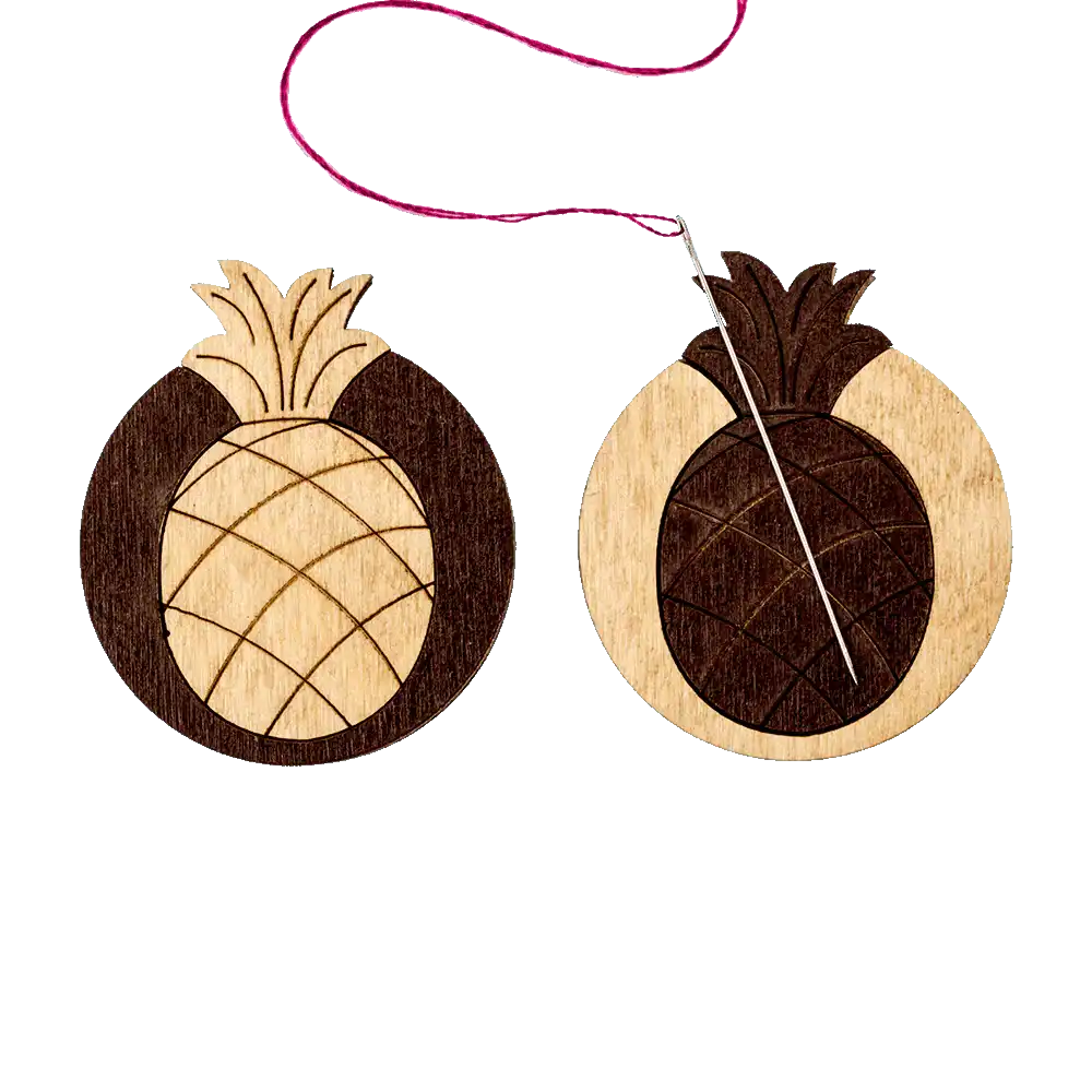 Magnetic Needle Holder - Wooden Needle Minder Wonderland Crafts Needle Minders - HobbyJobby