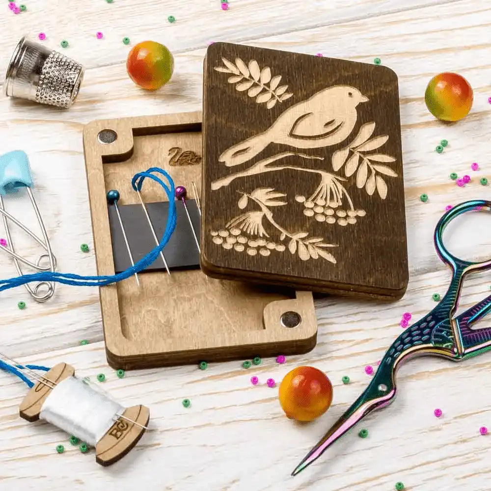 Needle Organizer - Magnetic Needle Storage, Storage Box for Handcraft Wonderland Crafts Needle Cases - HobbyJobby