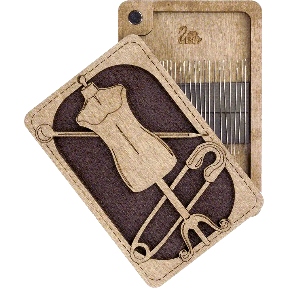 Needle Organizer - Magnetic Needle Storage, Storage Box for Handcraft Wonderland Crafts Needle Cases - HobbyJobby