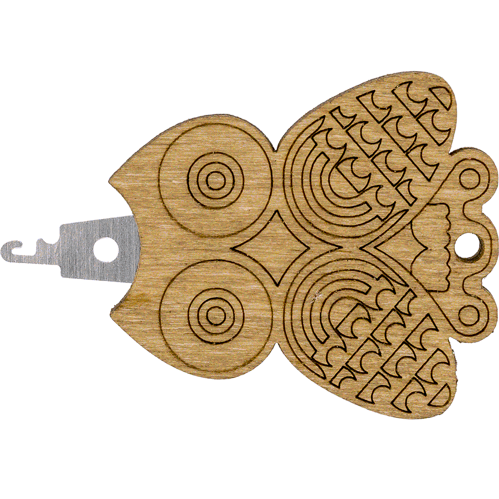 Needle Threader - Wooden Needle Threader Wonderland Crafts Needle Threaders - HobbyJobby