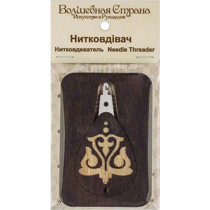 Needle Threader - Wooden Needle Threader Wonderland Crafts Needle Threaders - HobbyJobby