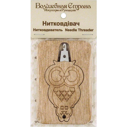 Needle Threader - Wooden Needle Threader Wonderland Crafts Needle Threaders - HobbyJobby