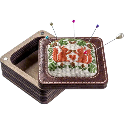 Pin Cushion Kit - Needlecraft Storage Box - Needle Storage Pin Wonderland Crafts Pin Cushions - HobbyJobby