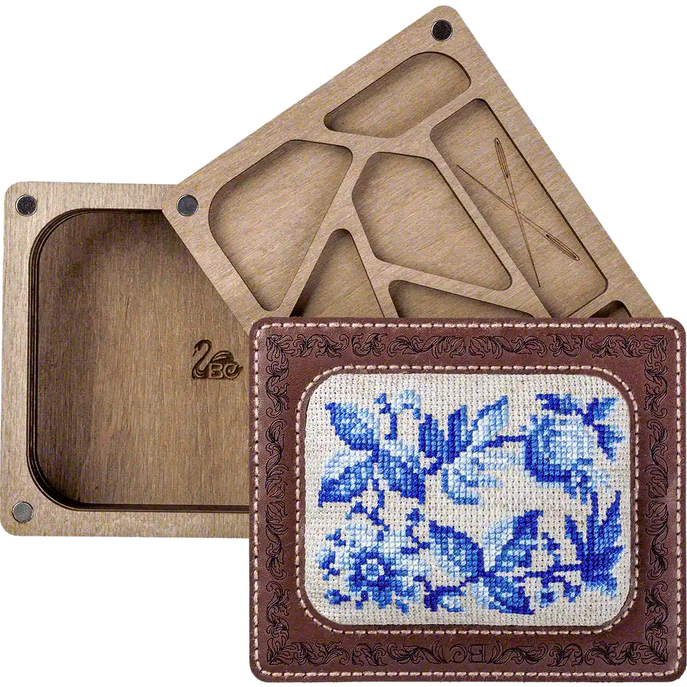 Pin Cushion Kit - Needlecraft Storage Box - Needle Storage Pin Wonderland Crafts Pin Cushions - HobbyJobby