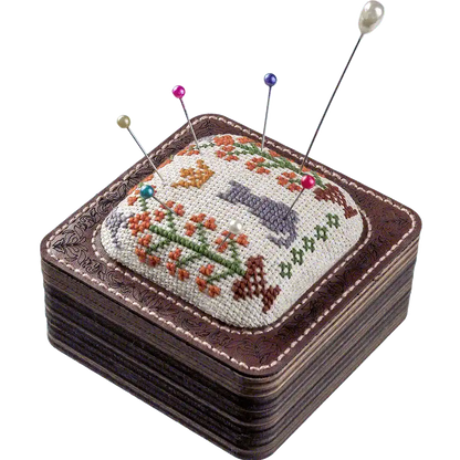 Pin Cushion Kit - Needlecraft Storage Box - Needle Storage Pin Wonderland Crafts Pin Cushions - HobbyJobby