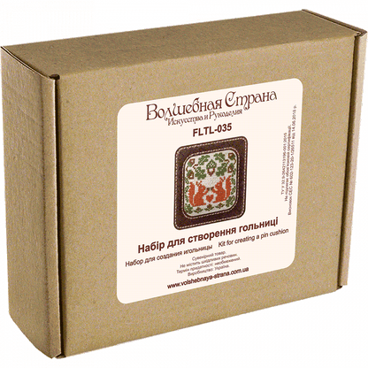 Pin Cushion Kit - Needlecraft Storage Box - Needle Storage Pin Wonderland Crafts Pin Cushions - HobbyJobby