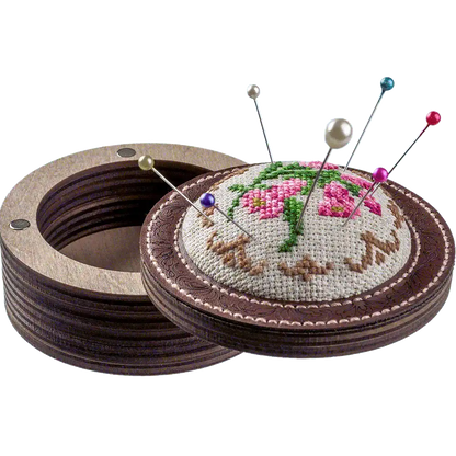 Pin Cushion Needlecraft Kit - Needle Storage Pin Wonderland Crafts Pin Cushions - HobbyJobby