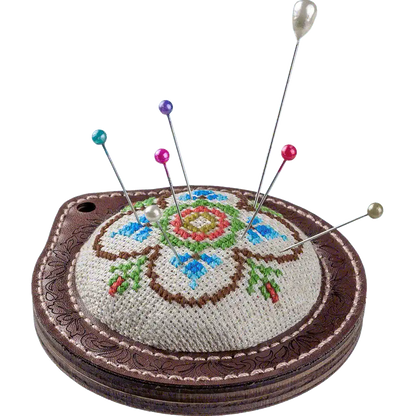 Pin Cushion Needlecraft Kit - Needle Storage Pin Wonderland Crafts Pin Cushions - HobbyJobby