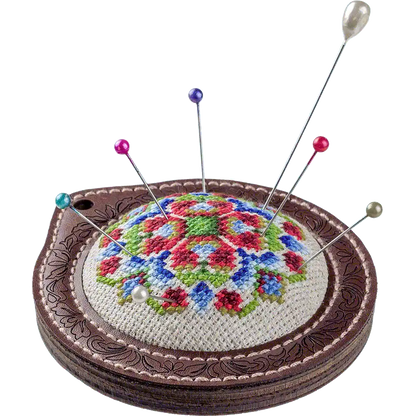 Pin Cushion Needlecraft Kit - Needle Storage Pin Wonderland Crafts Pin Cushions - HobbyJobby