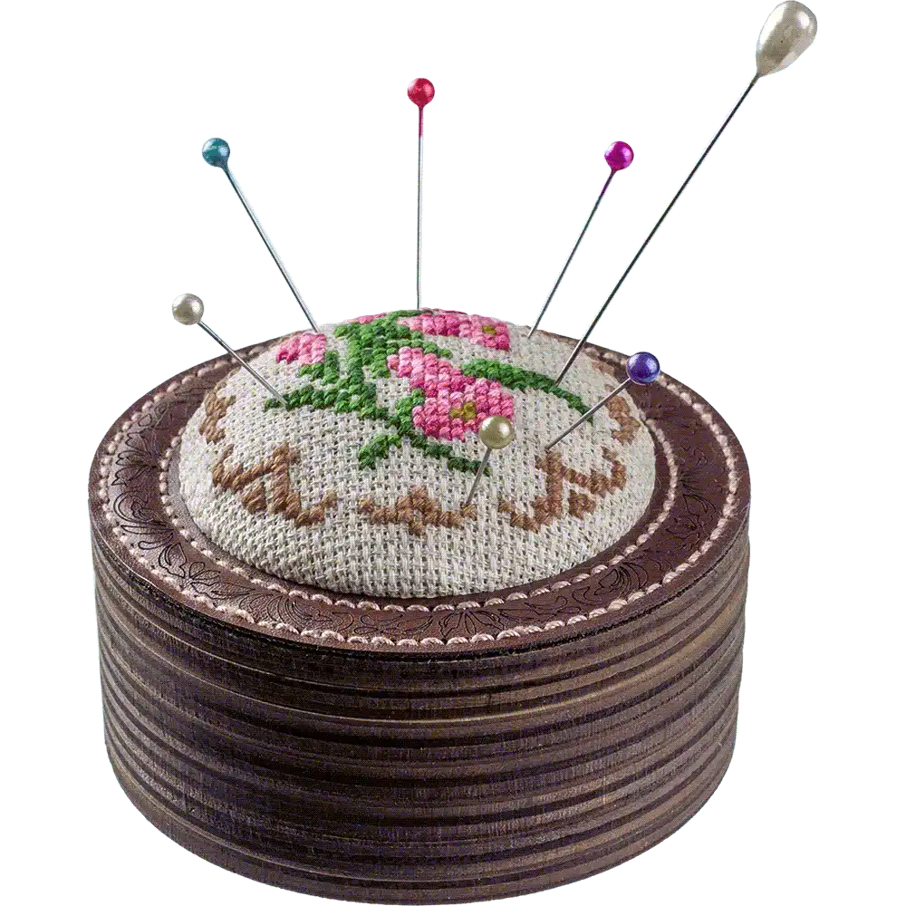 Pin Cushion Needlecraft Kit - Needle Storage Pin Wonderland Crafts Pin Cushions - HobbyJobby