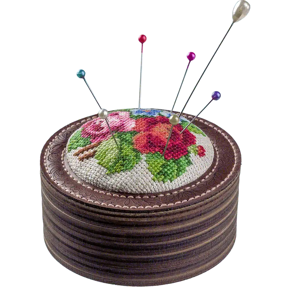 Pin Cushion Needlecraft Kit - Needle Storage Pin Wonderland Crafts Pin Cushions - HobbyJobby