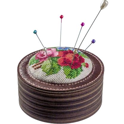 Pin Cushion Needlecraft Kit - Needle Storage Pin Wonderland Crafts Pin Cushions - HobbyJobby