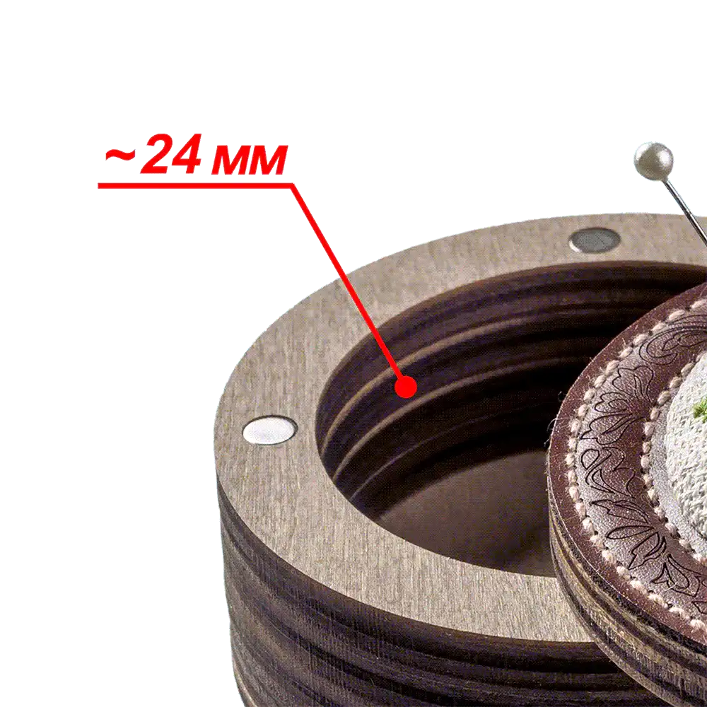 Pin Cushion Needlecraft Kit - Needle Storage Pin Wonderland Crafts Pin Cushions - HobbyJobby