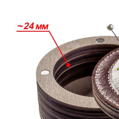 Pin Cushion Needlecraft Kit - Needle Storage Pin Wonderland Crafts Pin Cushions - HobbyJobby