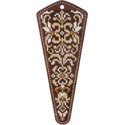 Scissor Case Needlecraft Kit - Leather Scissor Case Wonderland Crafts Scissor Cases - HobbyJobby