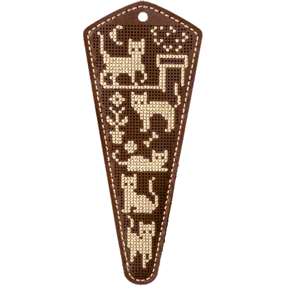 Scissor Case Needlecraft Kit - Leather Scissor Case Wonderland Crafts Scissor Cases - HobbyJobby