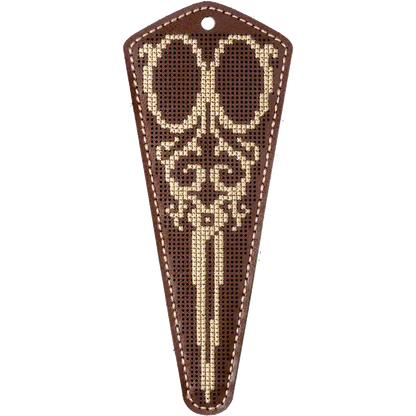 Scissor Case Needlecraft Kit - Leather Scissor Case Wonderland Crafts Scissor Cases - HobbyJobby