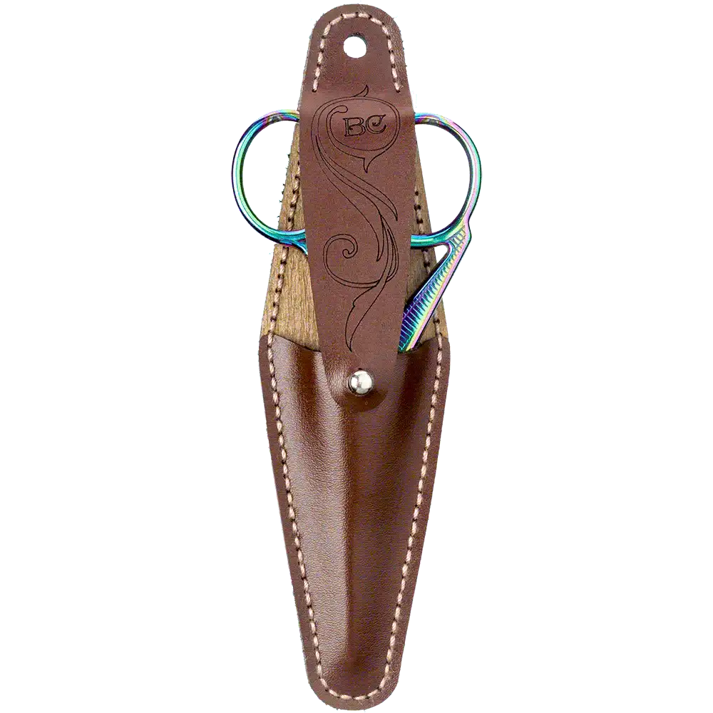 Scissor Case Needlecraft Kit - Leather Scissor Case Wonderland Crafts Scissor Cases - HobbyJobby