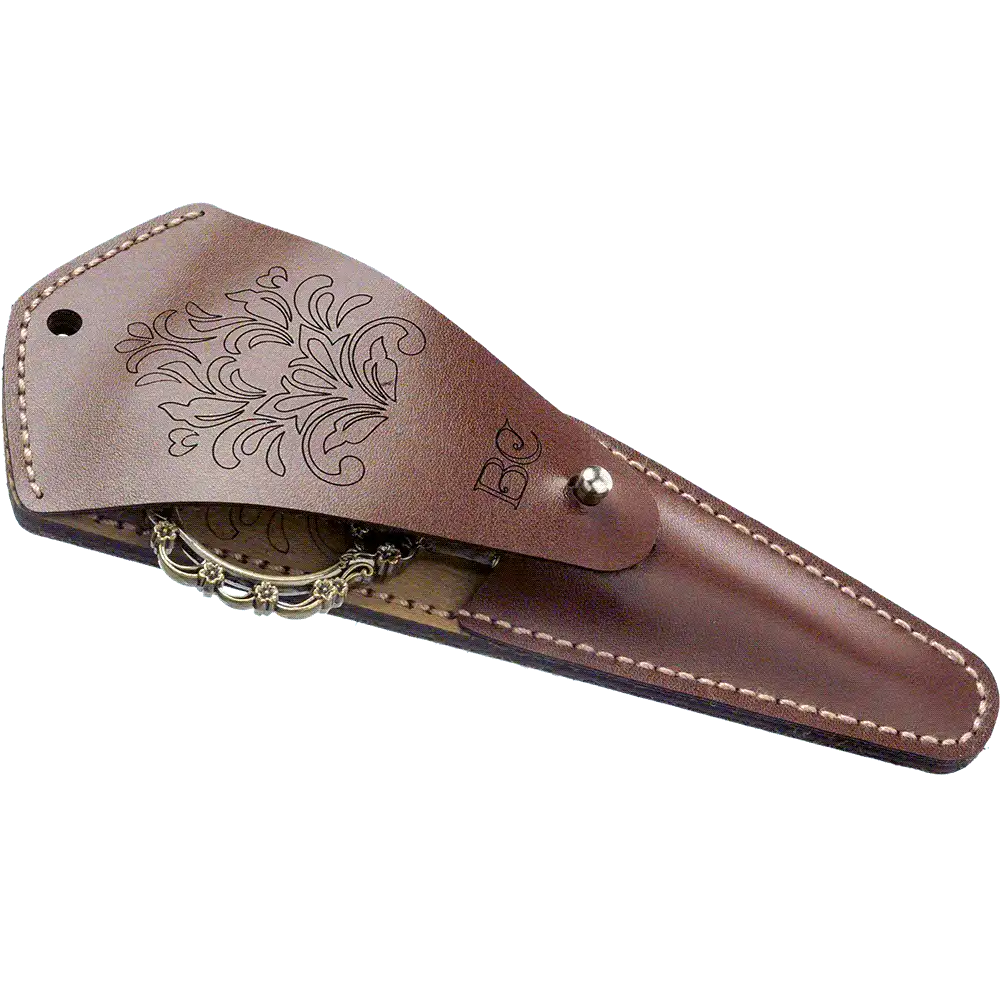 Scissor Case Needlecraft Kit - Leather Scissor Case Wonderland Crafts Scissor Cases - HobbyJobby