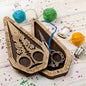 Scissor Case - Wooden Scissor Case, Storage Box for Scissors Wonderland Crafts Scissor Cases - HobbyJobby