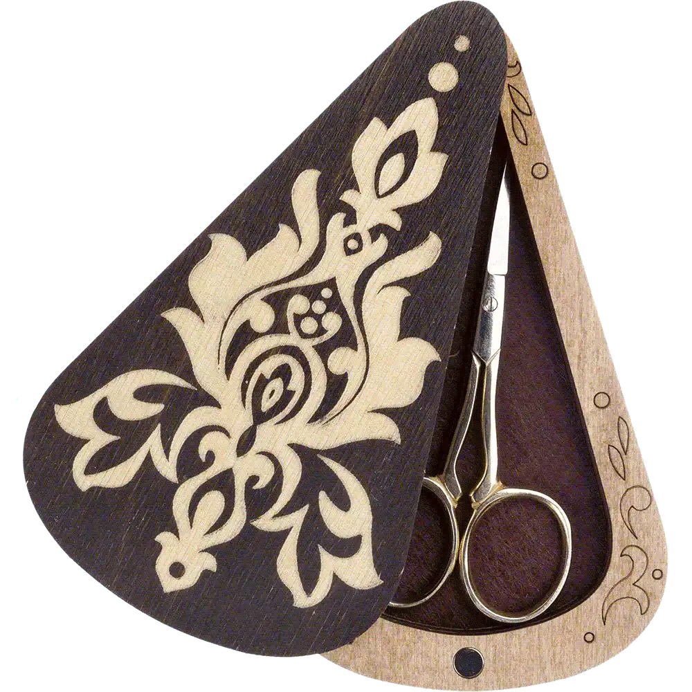 Scissor Case - Wooden Scissor Case, Storage Box for Scissors Wonderland Crafts Scissor Cases - HobbyJobby