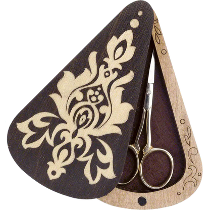 Scissor Case - Wooden Scissor Case, Storage Box for Scissors Wonderland Crafts Scissor Cases - HobbyJobby