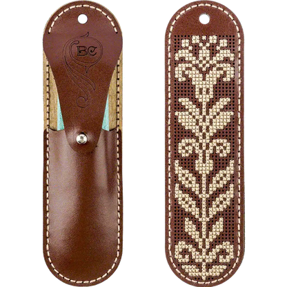 Scissor Leather Case Kit - Needlecraft Scissor Case, Scissor Holder Wonderland Crafts Scissor Cases - HobbyJobby