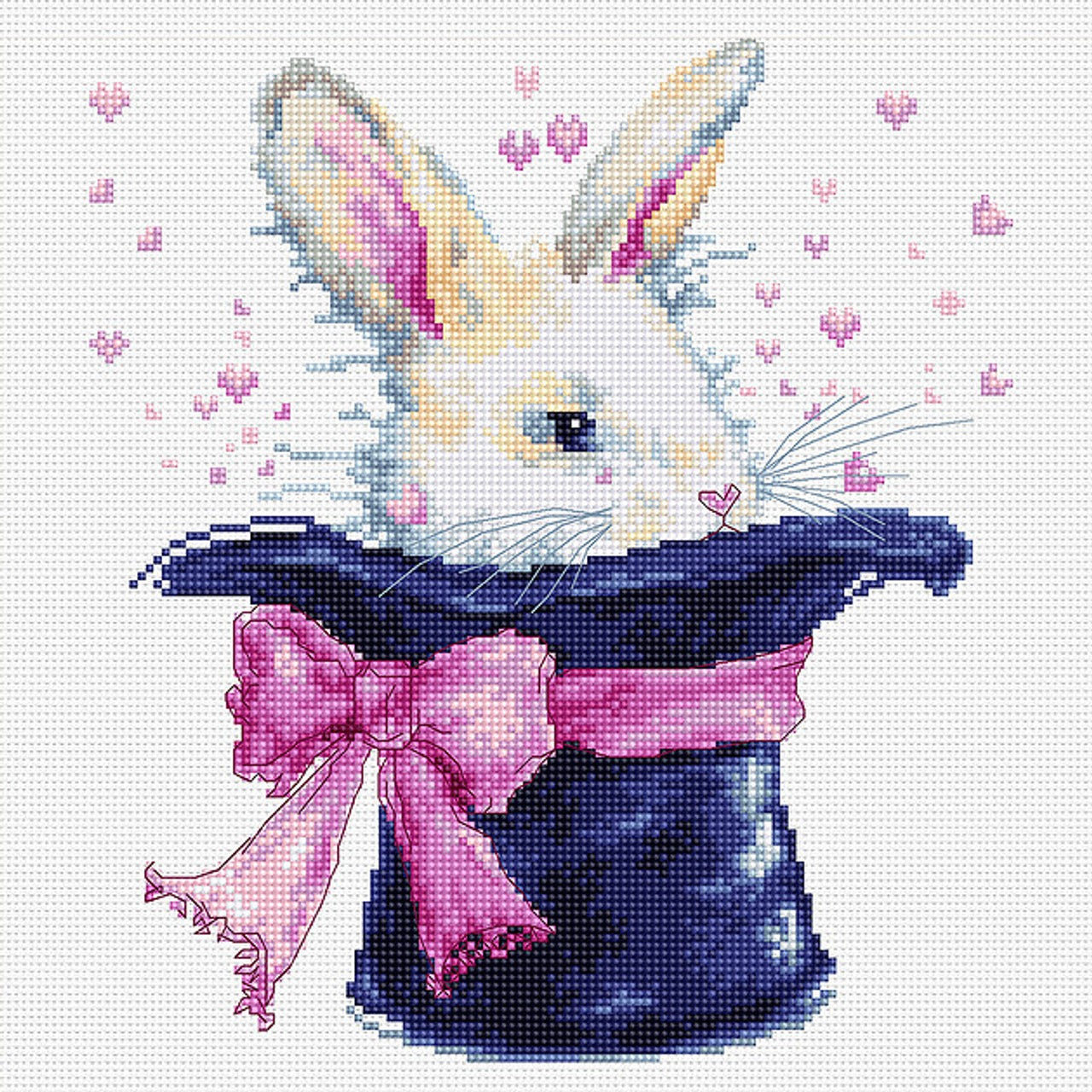 Cross Stitch Kit Luca-S - Rabbit Magic, B2302