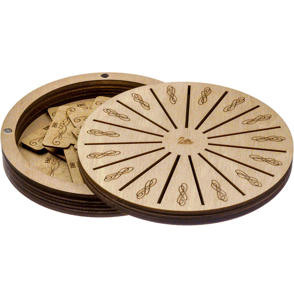 Storage Box for handcraft and 17 bobbins included Wonderland Crafts Organizer Box - HobbyJobby