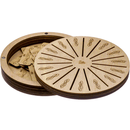 Storage Box for handcraft and 17 bobbins included Wonderland Crafts Organizer Box - HobbyJobby