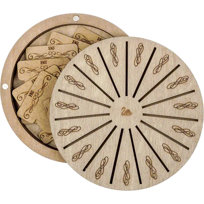 Storage Box for handcraft and 17 bobbins included Wonderland Crafts Organizer Box - HobbyJobby