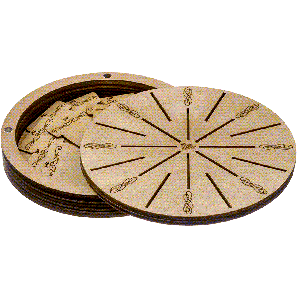 Storage Box for handcraft and 18 bobbins included Wonderland Crafts Organizer Box - HobbyJobby