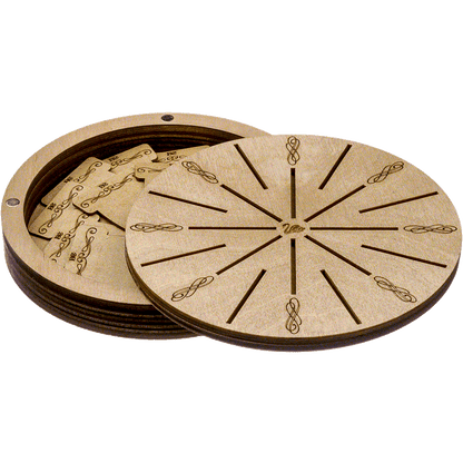 Storage Box for handcraft and 18 bobbins included Wonderland Crafts Organizer Box - HobbyJobby