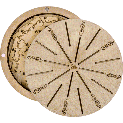 Storage Box for handcraft and 18 bobbins included Wonderland Crafts Organizer Box - HobbyJobby