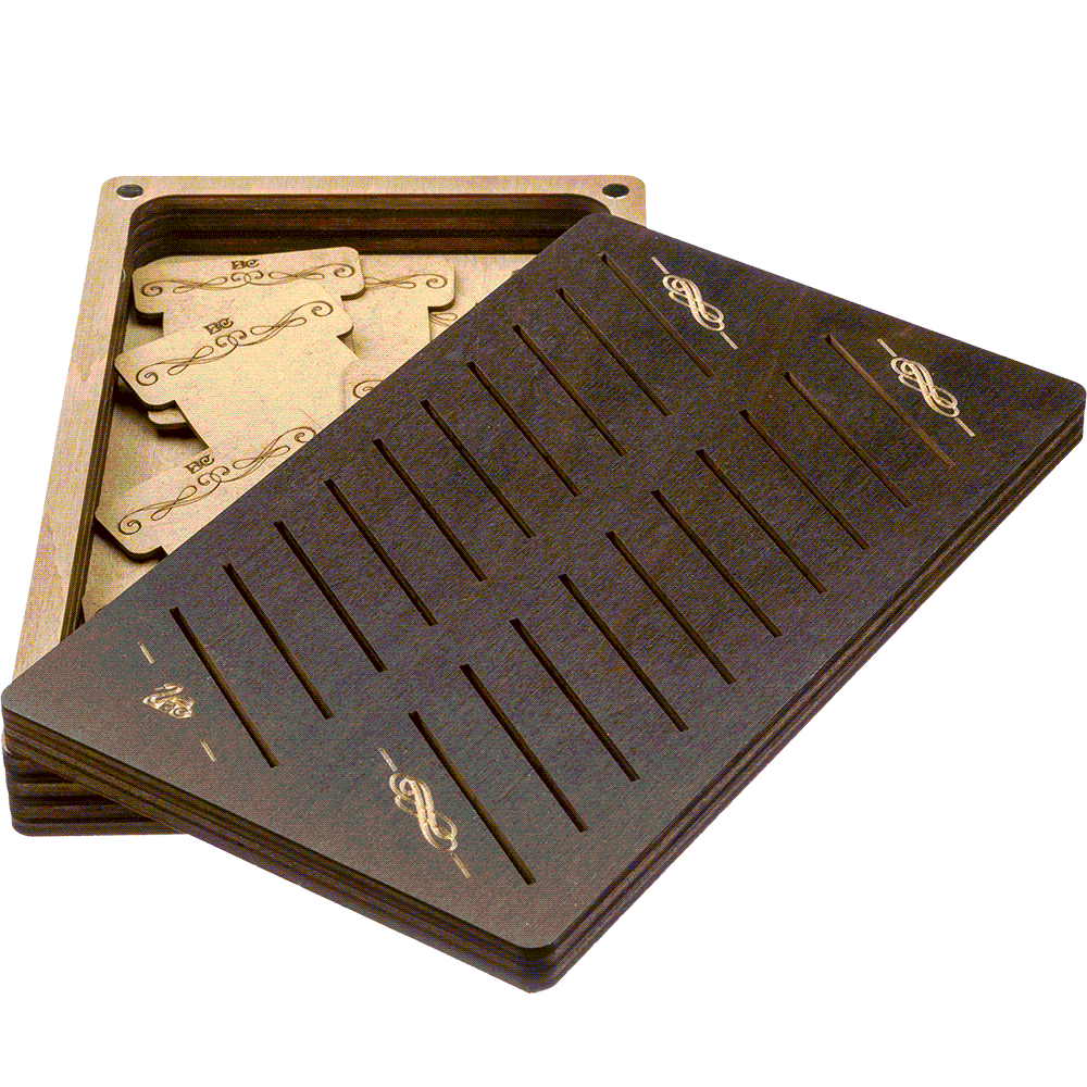 Storage Box for handcraft and 22 bobbins included Wonderland Crafts Organizer Box - HobbyJobby