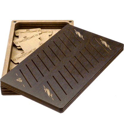 Storage Box for handcraft and 22 bobbins included Wonderland Crafts Organizer Box - HobbyJobby