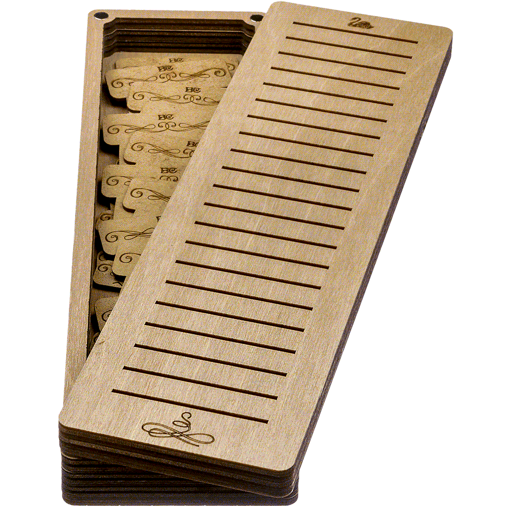 Storage Box for handcraft and 23 bobbins included Wonderland Crafts Organizer Box - HobbyJobby