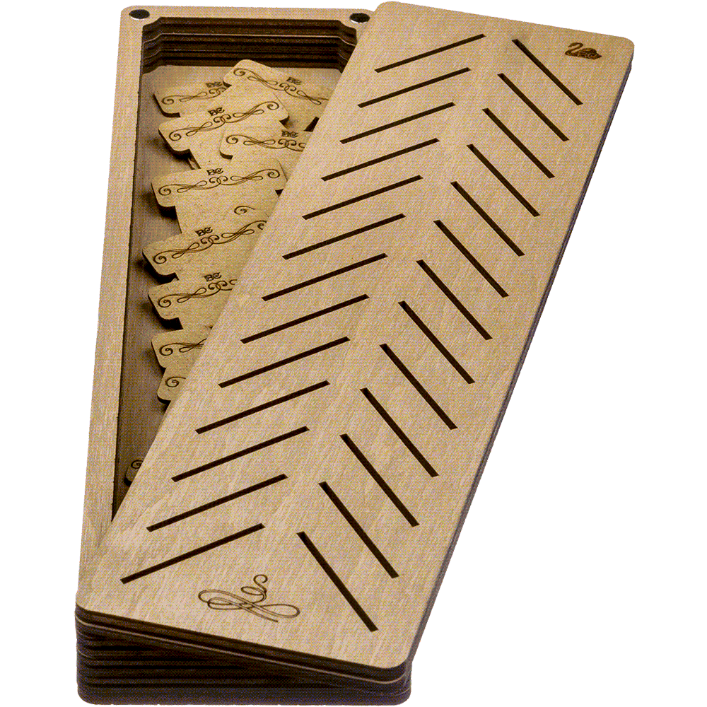 Storage Box for handcraft and 28 bobbins included Wonderland Crafts Organizer Box - HobbyJobby