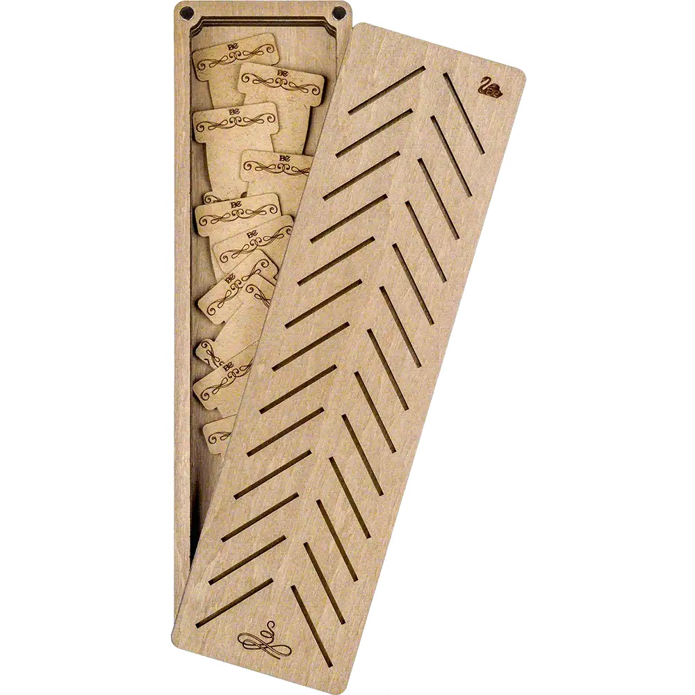 Storage Box for handcraft and 28 bobbins included Wonderland Crafts Organizer Box - HobbyJobby