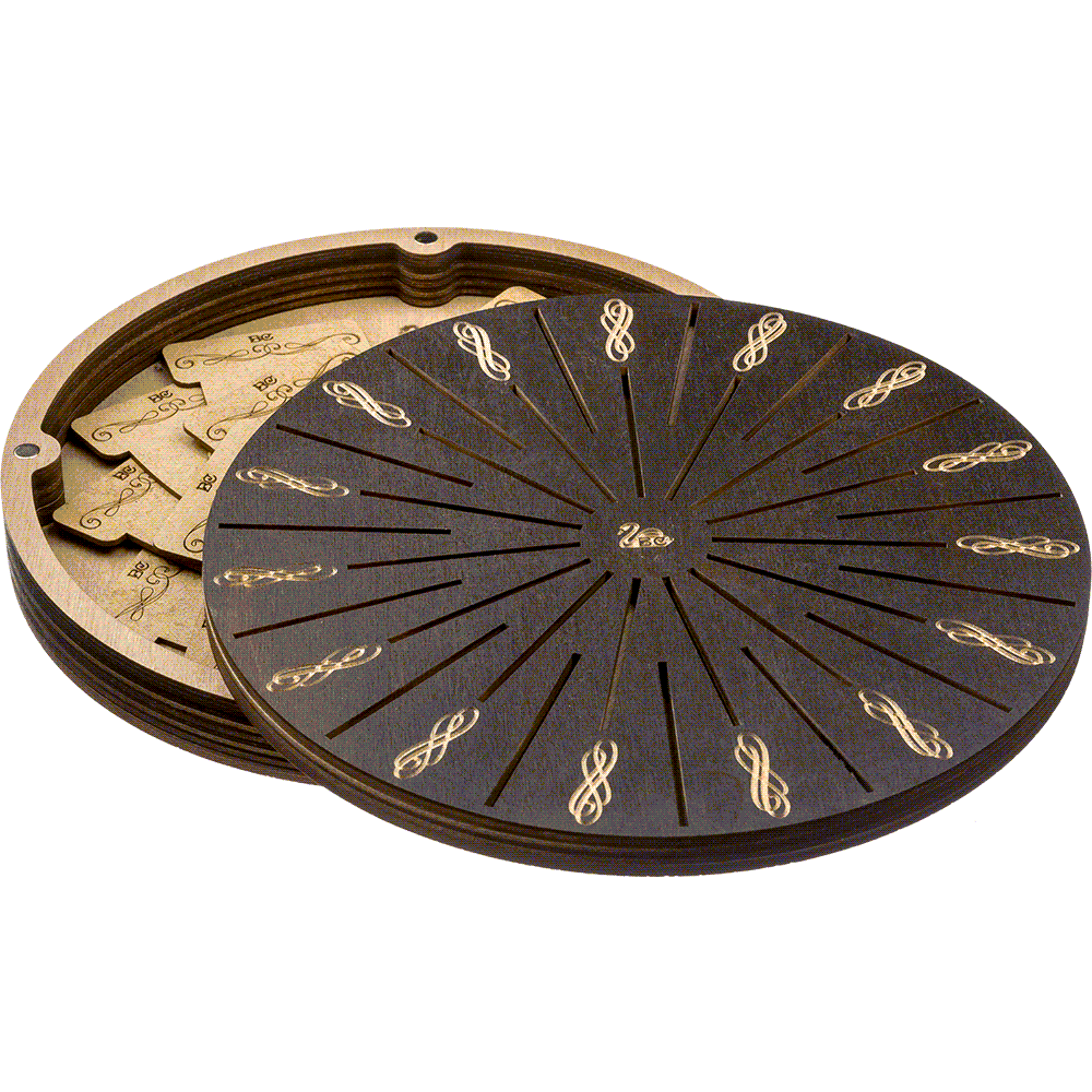 Storage Box for handcraft and 32 bobbins included Wonderland Crafts Organizer Box - HobbyJobby