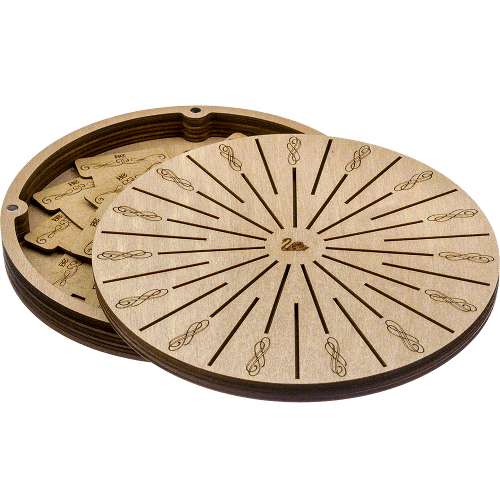 Storage Box for handcraft and 32 bobbins included Wonderland Crafts Organizer Box - HobbyJobby