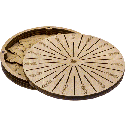 Storage Box for handcraft and 32 bobbins included Wonderland Crafts Organizer Box - HobbyJobby