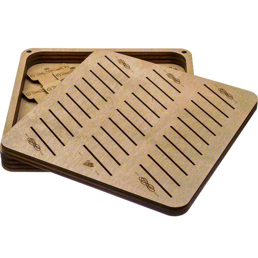 Storage Box for handcraft and 32 bobbins included Wonderland Crafts Organizer Box - HobbyJobby