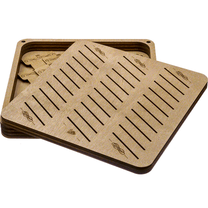 Storage Box for handcraft and 32 bobbins included Wonderland Crafts Organizer Box - HobbyJobby